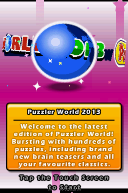 Puzzler World 2013 screenshot 5 for Nintendo 3DS